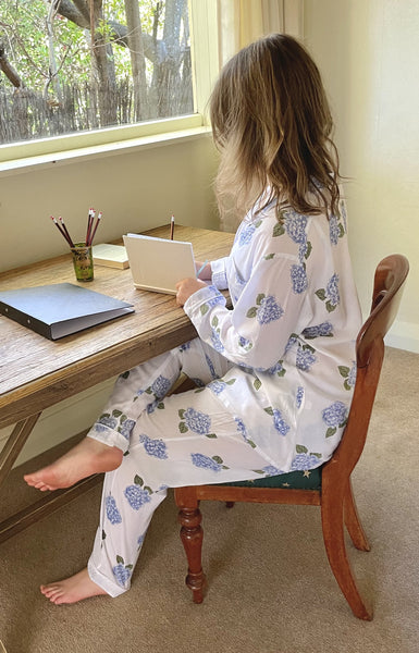 Hydrangea Long Pyjama Set