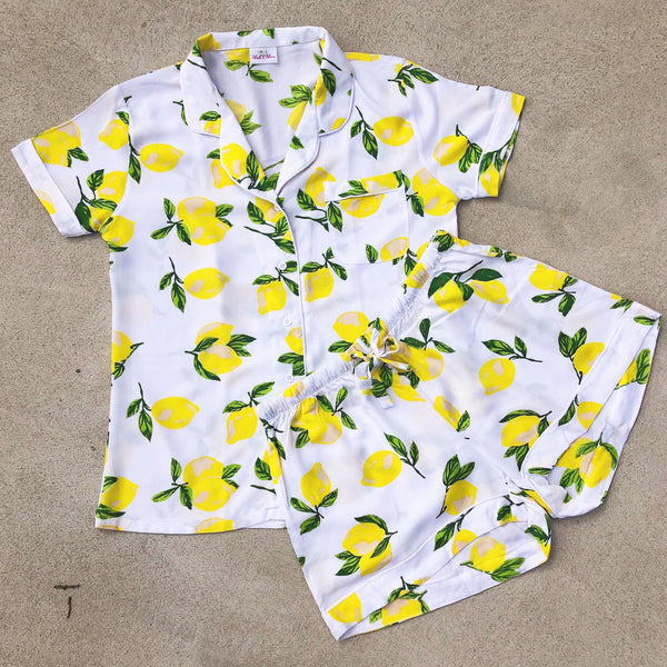 Amalfi Lemon Pyjama Set